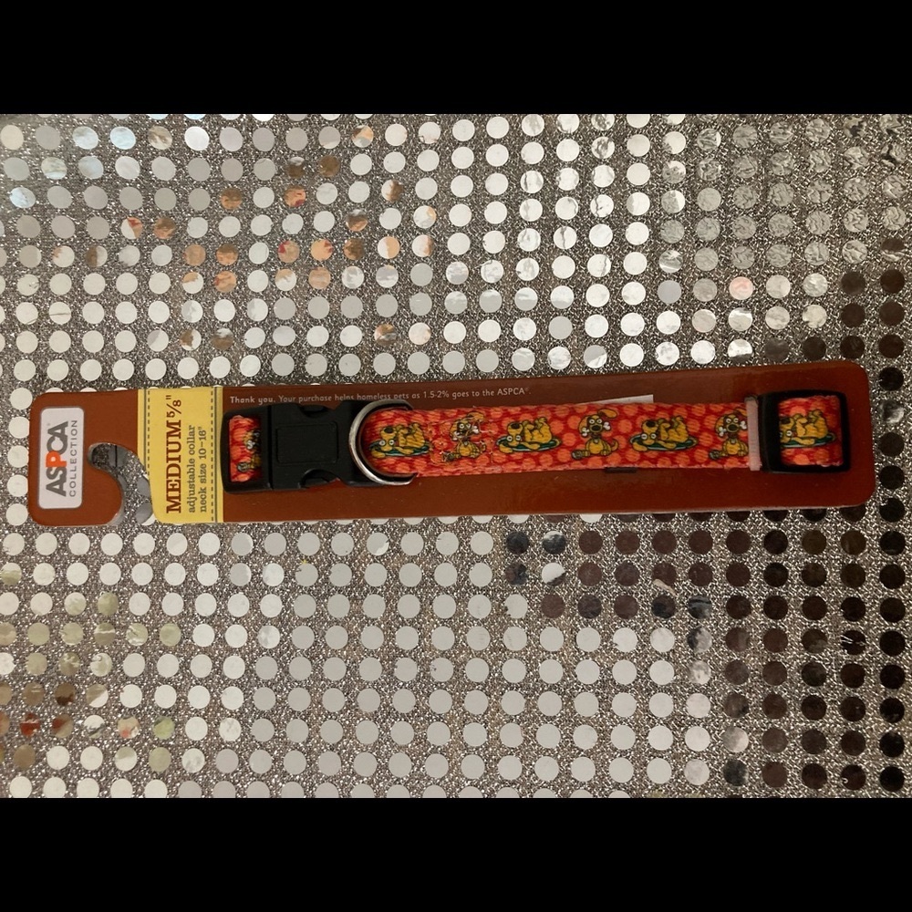 Dog collar medium 5/8 wide Aspca collection
